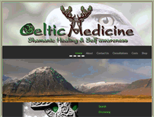 Tablet Screenshot of celticmedicine.com